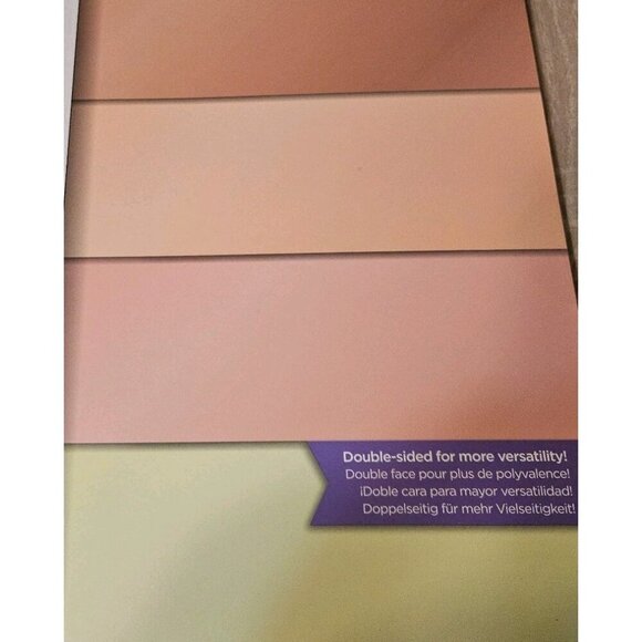 Crafters Companion Pearlescent Paper Pad Cardstock 12x12"  New Orange Sunset - Picture 3 of 4